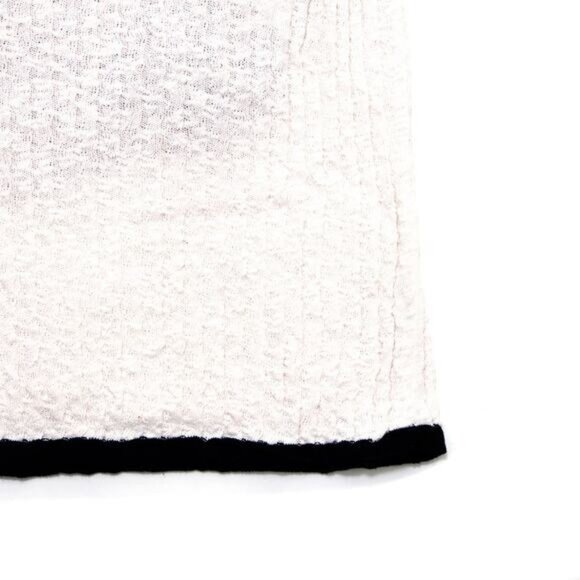 Authentic CHANEL CC White Cotton Midi Dress Vintage Cruise Collection - Picture 7 of 10